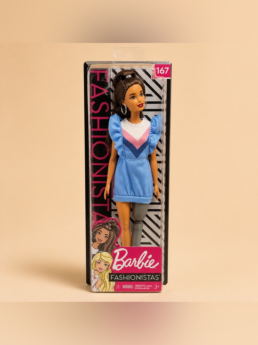 2018 Fashionistas Barbie 121 One Leg Doll NRFB